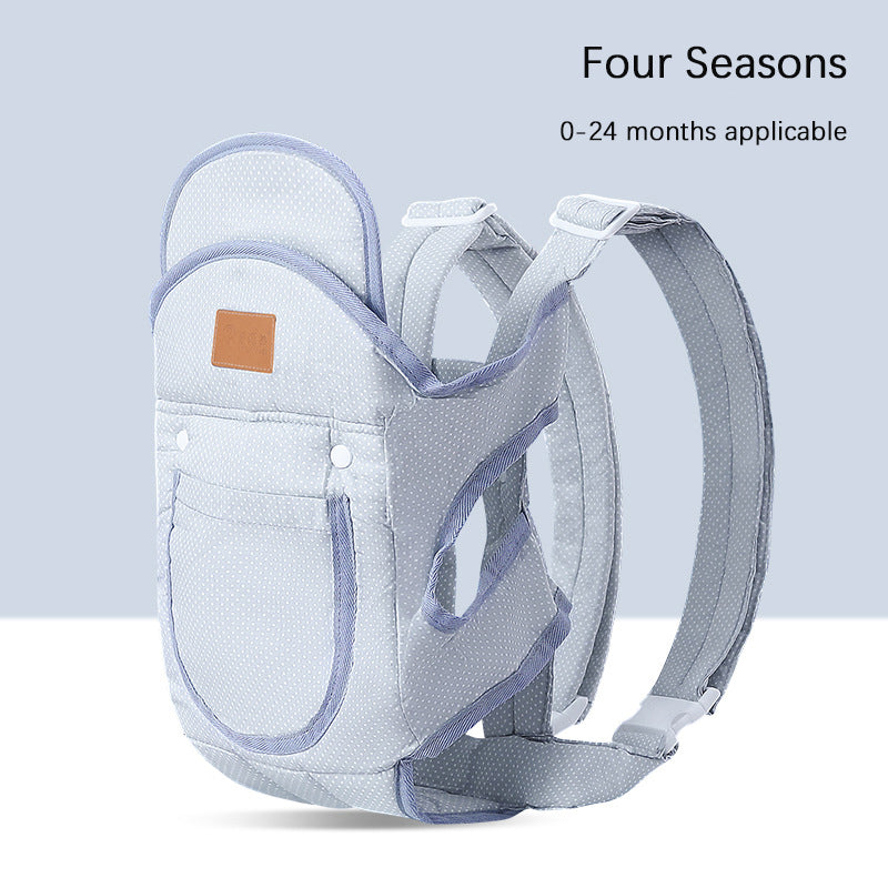 Porte-bébé multifonctions avec avant respirant et dos en été