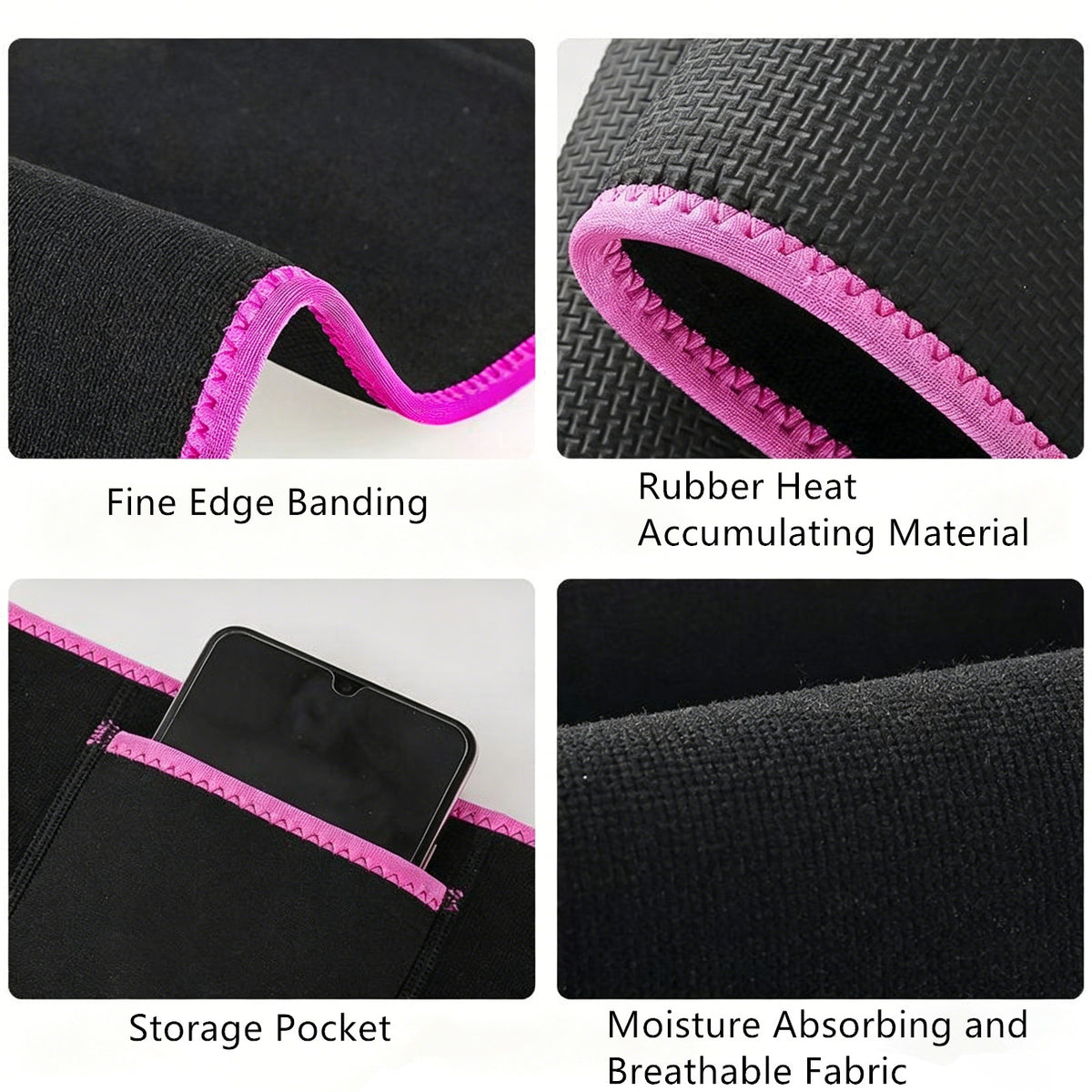 Hommes et femmes Tour de taille Ceinture de taille Burn Fat Sweat Corps Shaper Perte de poids Gym