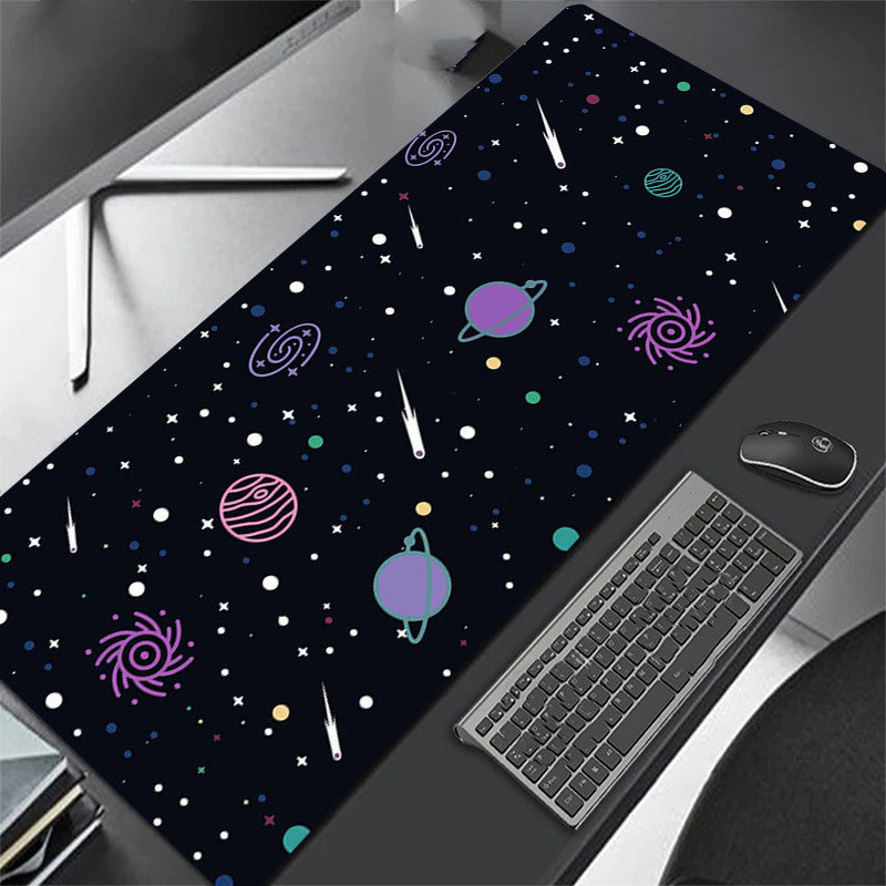 Tout noir Longueur extra longue Mouse Pad clavier Bureau Pad jeu