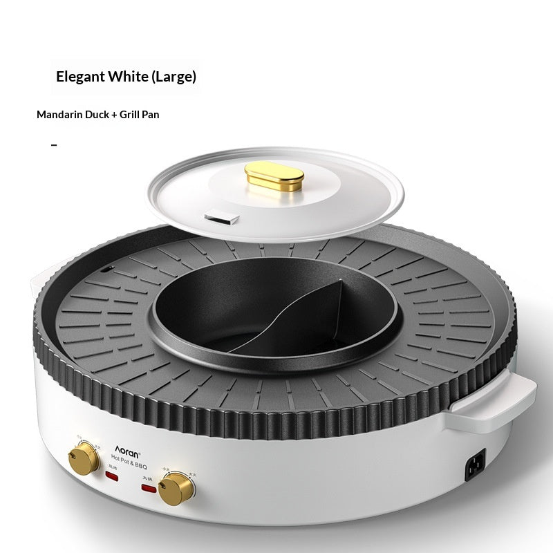 Barbecue électrique Combo Grill pour pot et grille multifonctions