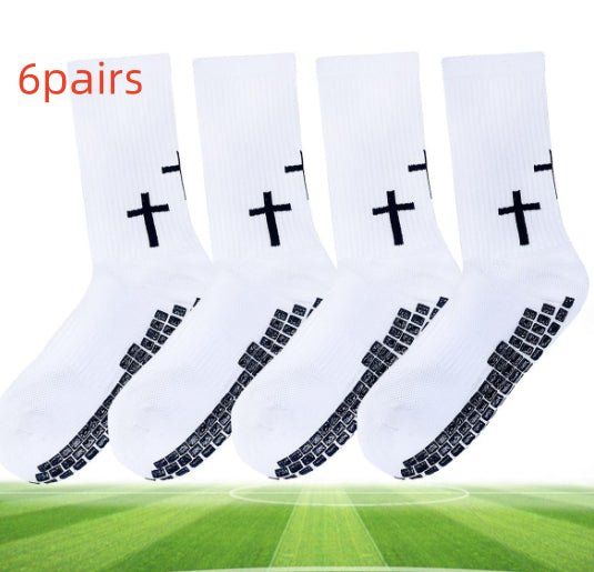 Chaussettes de football classique haute couleur solide
