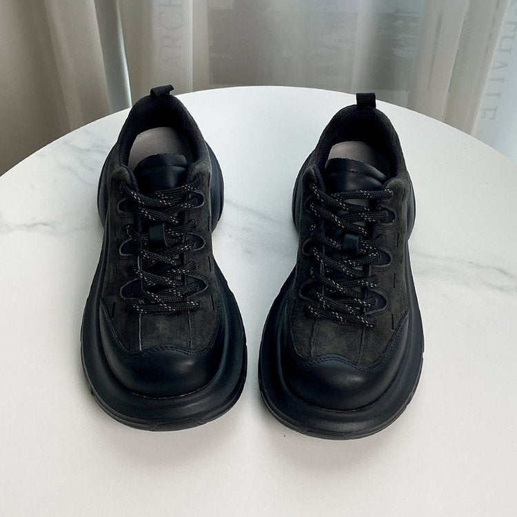 Sneakers occasionnels à bout large pour femmes