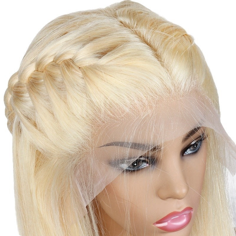 13x6 Lace Front Human Hair Straight Wig