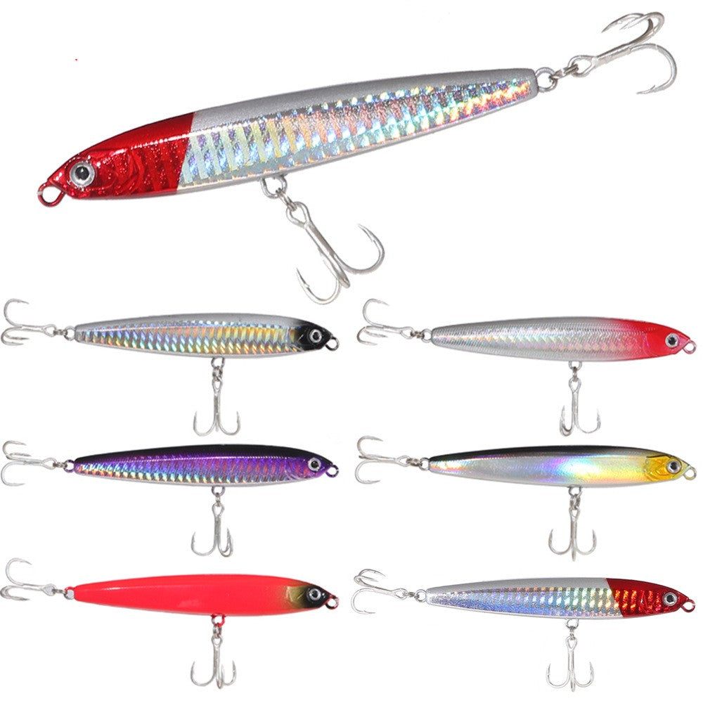 Crayon perlé Crayon pleine couche de natation Fausse queue Flying Ghost Pencil Fishing Tackle