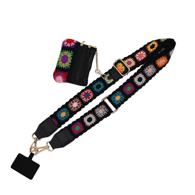 Portefeuille de ceinture de téléphone mobile avec poche de poche zippée Bracelet de téléphone mobile réglable