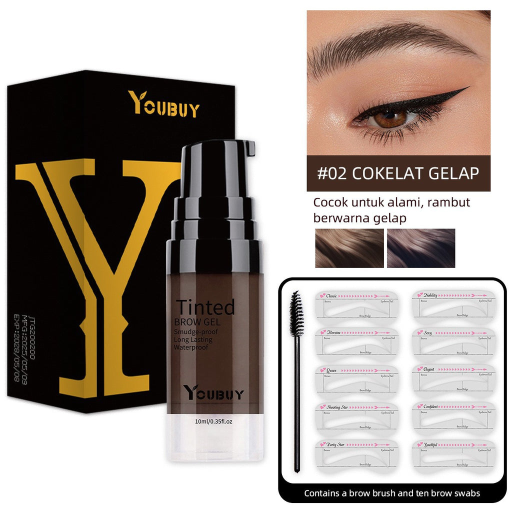 YOUBUY Gel des sourcils brun clair
