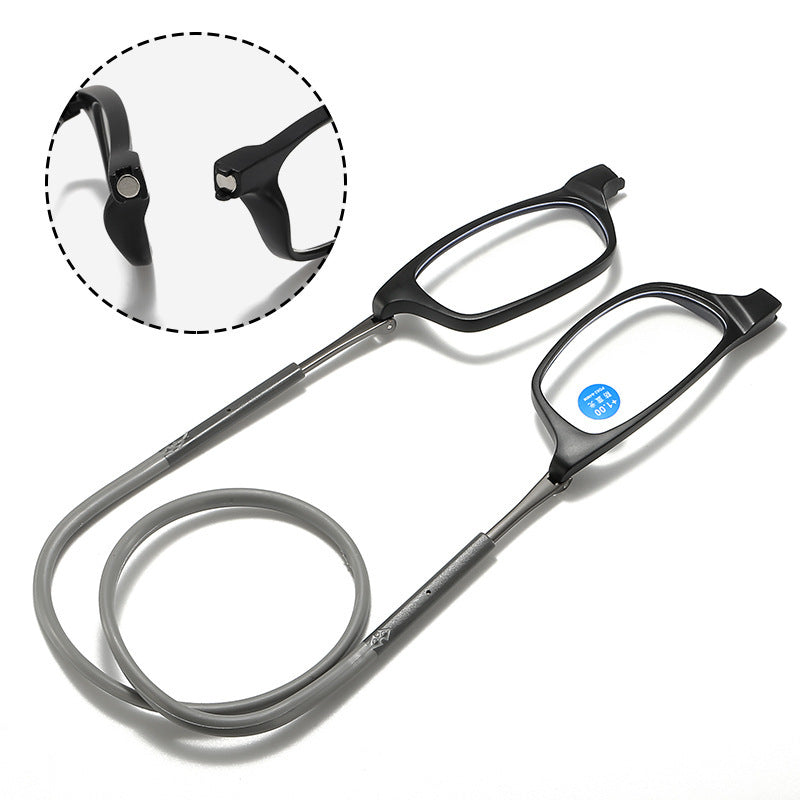 Magnetic Neck-Hang Lunettes Presbyopic confortables et portables haute définition