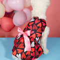 Animaux de compagnie Chat Saint-Valentin amour robe imprimée