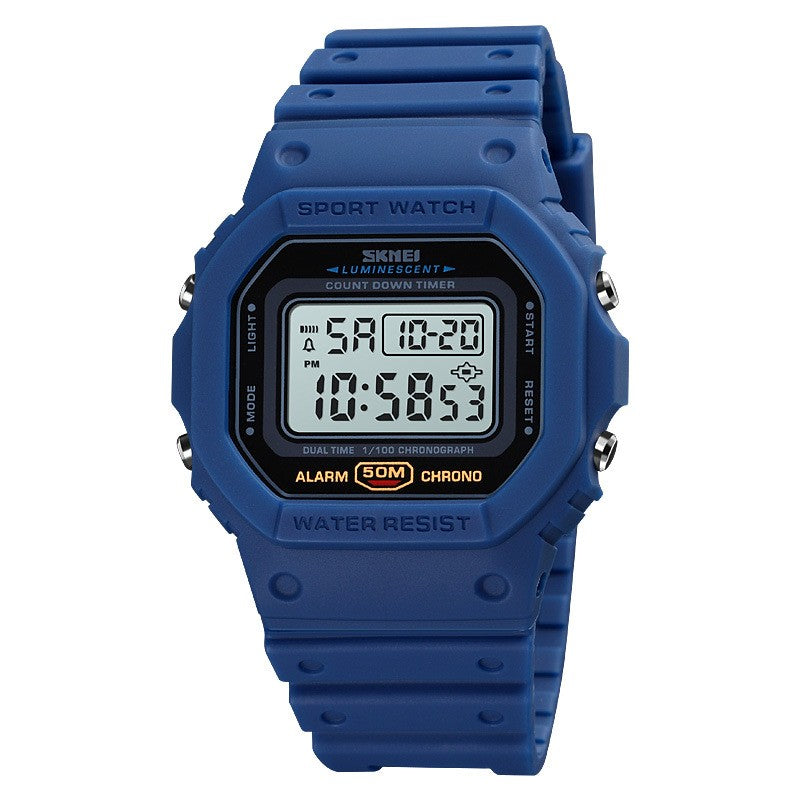 Montre électronique numérique Shockproof en plastique