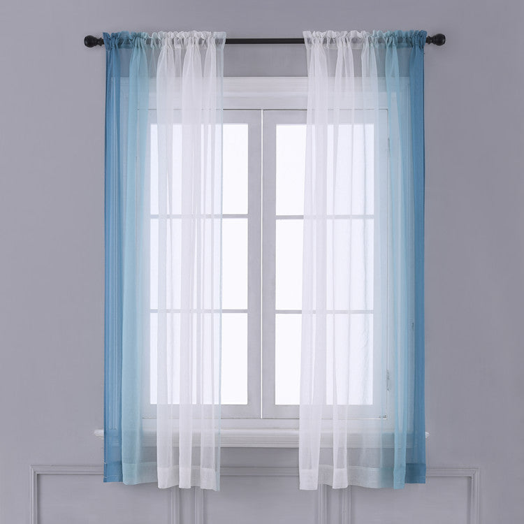 Gauche et droite Gradient Couleur Rideau de fenêtre produit fini