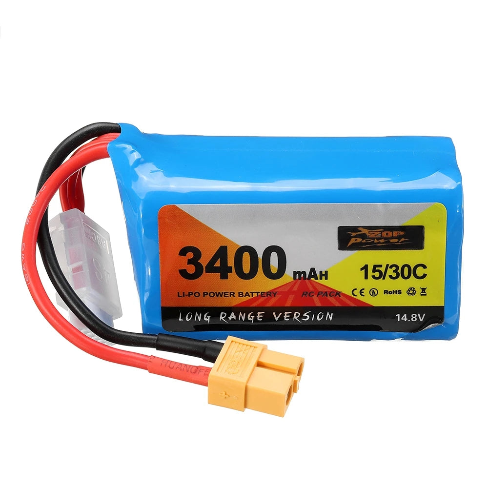 ZOPPower14.8 V3400mAh15C 30 C4s Batteries au lithium ion