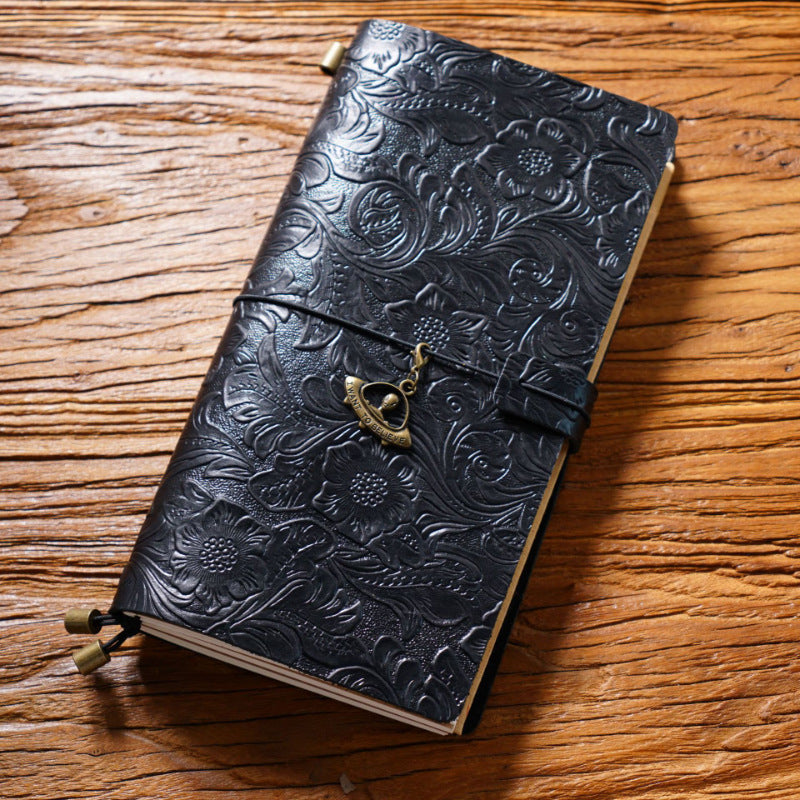 Creative Vintage Gravure Cowhide Voyage Notepad