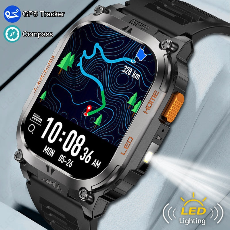Smartwatch grand écran avec fonction d'appel Bluetooth