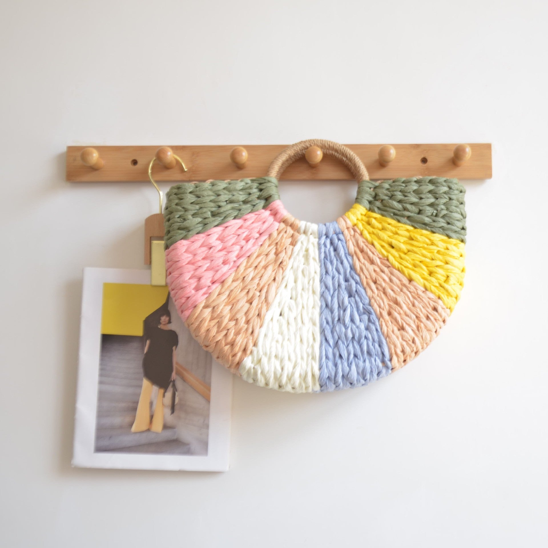 Sac en papier vintage élégant