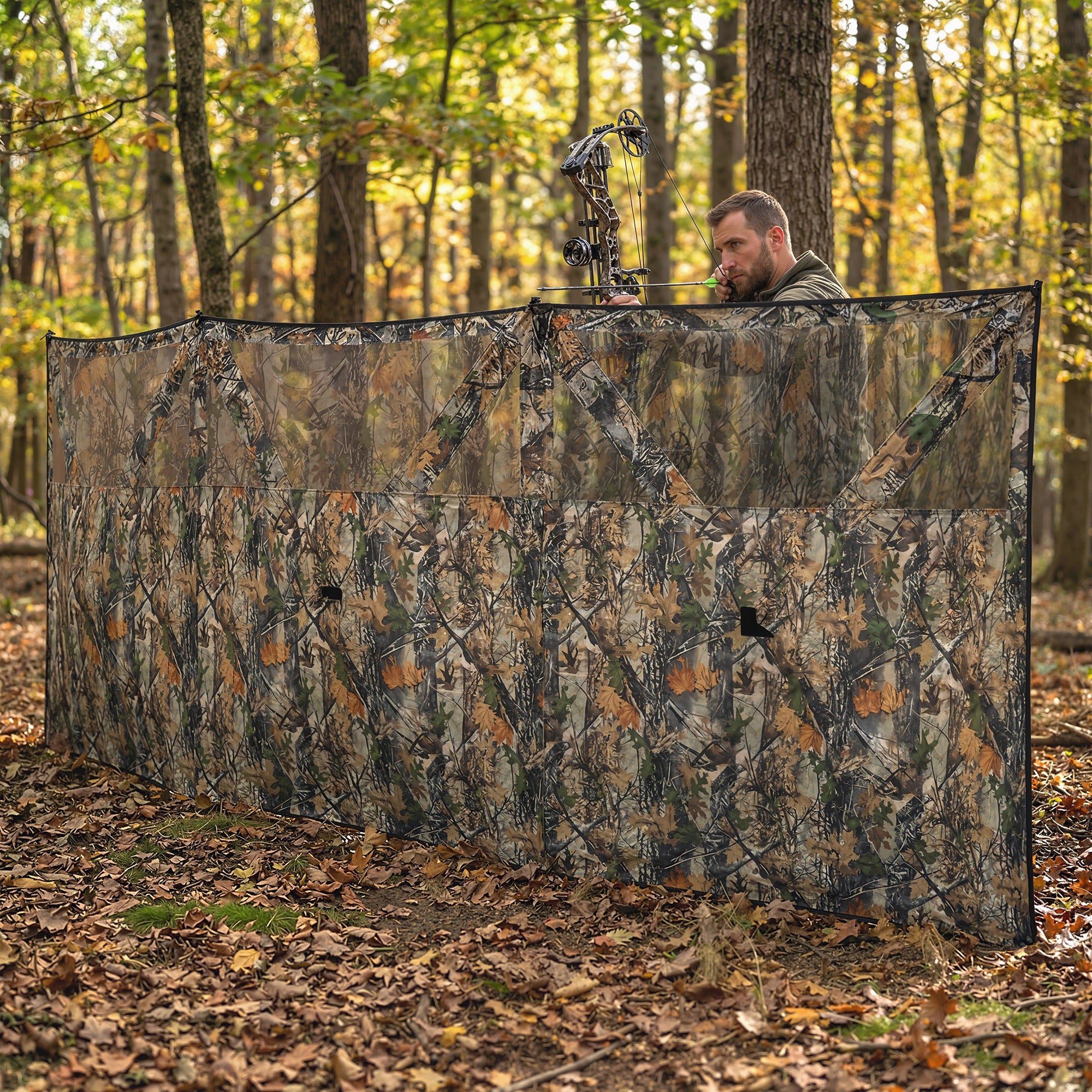 Chasse au camping aveugle