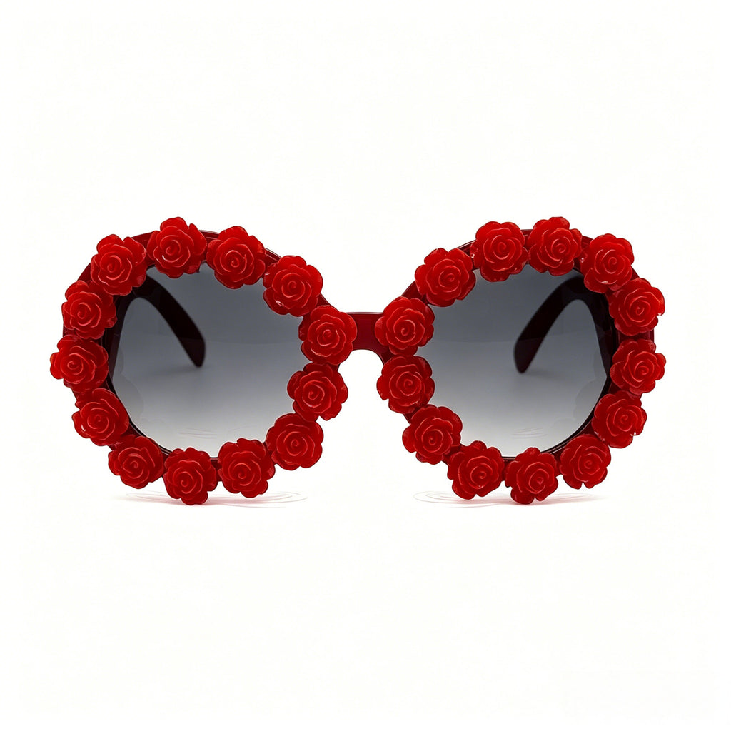 Lunettes de soleil vintage à trois dimensions pour femmes