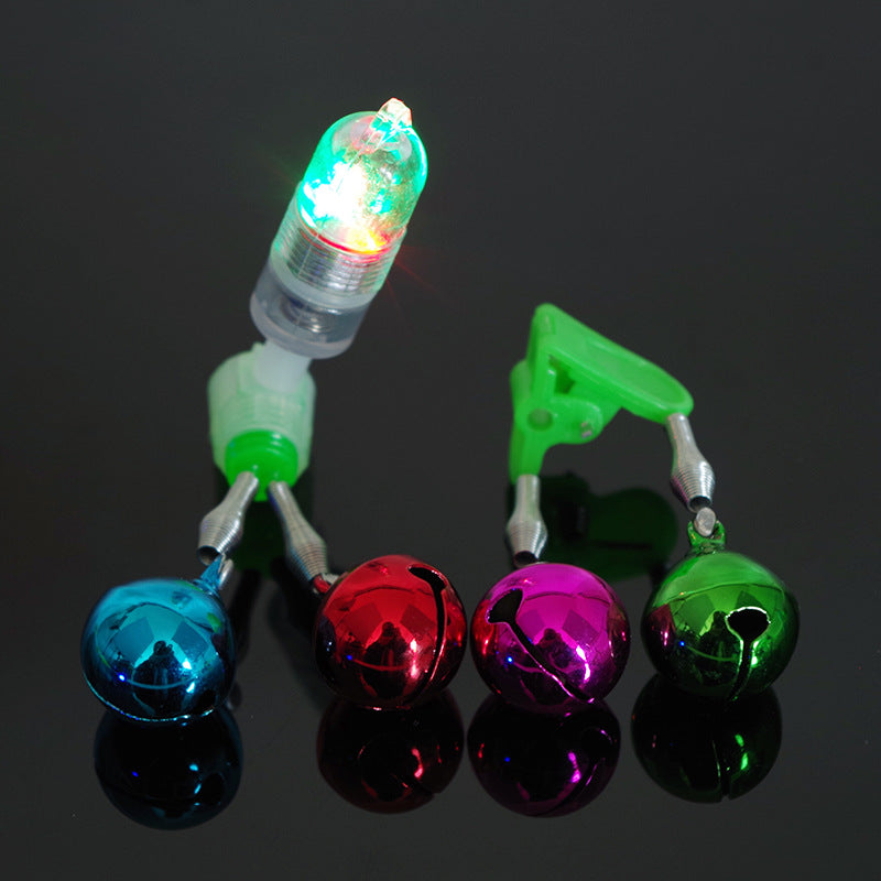 Pêche Bell Induction lampe clignotant Holder nuit Pêche LED Alarme lumière