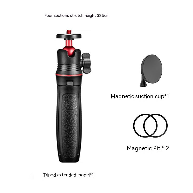 Support de téléphone magnétique Trépied rotatif de bureau paresseux avec anneau magnétique