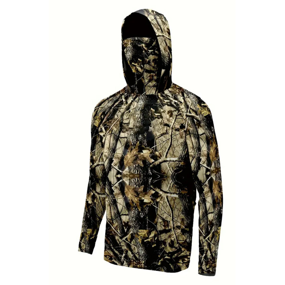 Pêche Hoodie voile chemise Surf couverture visage cou été hommes longue manches chasse Jersey