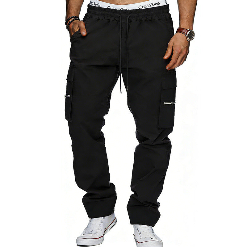 Pantalon de sport décontracté multi-poches pour hommes