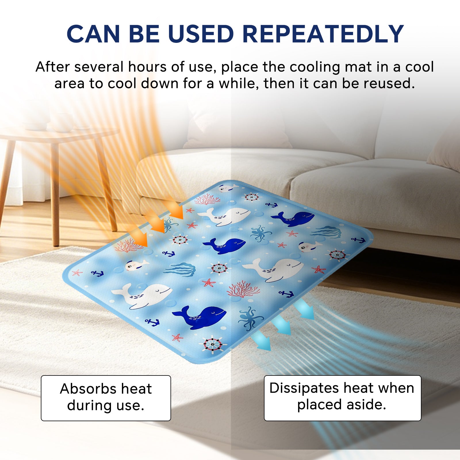 Uniquement autopickup---CF6090s Underwater World Pet Cooling Mat