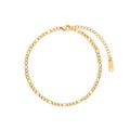 Anklet simple en acier de titane pour les femmes