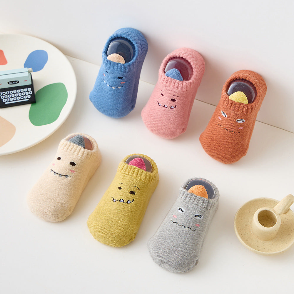 Terry-loop Hosiery chaussette de pied pour enfants Mignon de dessin animé