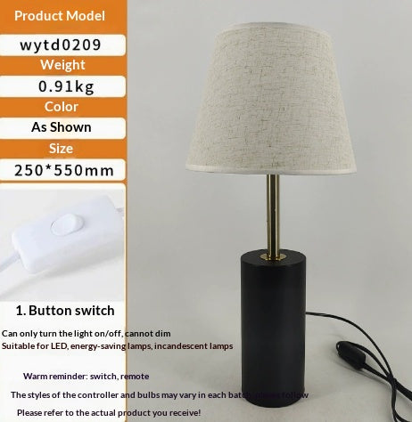 Luminaire de chevet Luminaire de nuit haut de gamme Lampe Ambient de style vintage