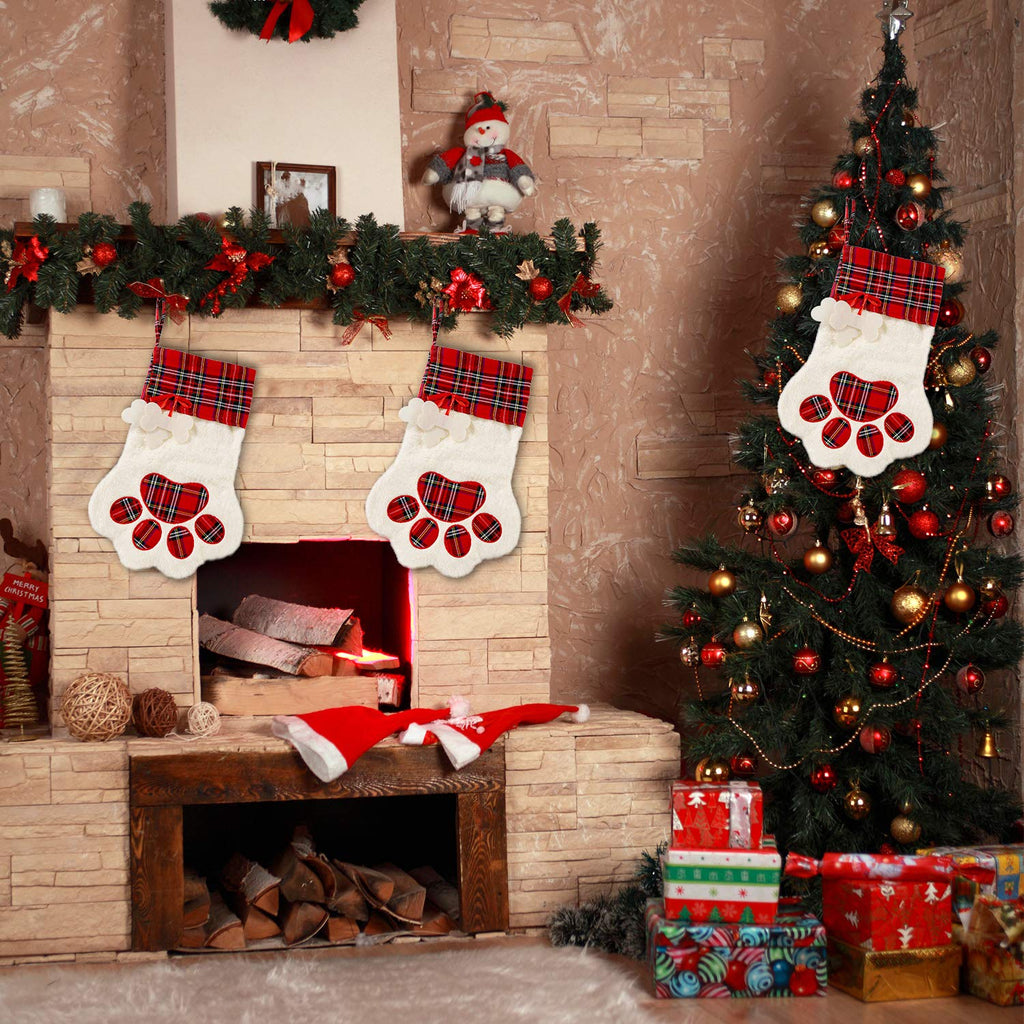 Chat Paw Noël Bas