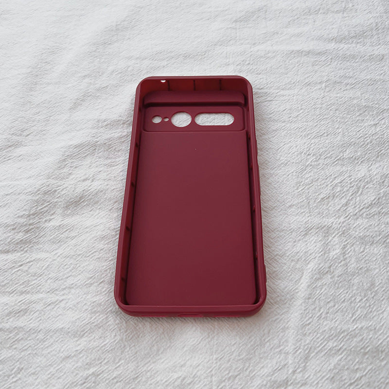 Solid Color Fashion Personality Drop-resistant Phone Case