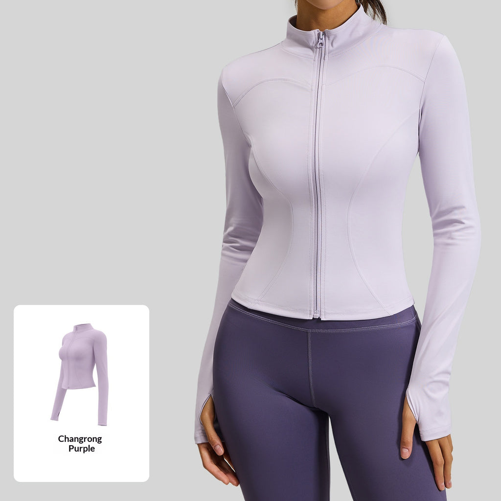 Top athlétique avec un Slimming Bare-feel pour courir et des entraînements
