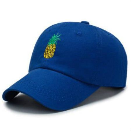 Cap de baseball en ananas brodé Coton réglable