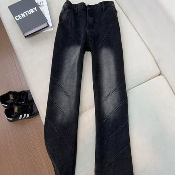 Jeans denim de taille supérieure pour femmes