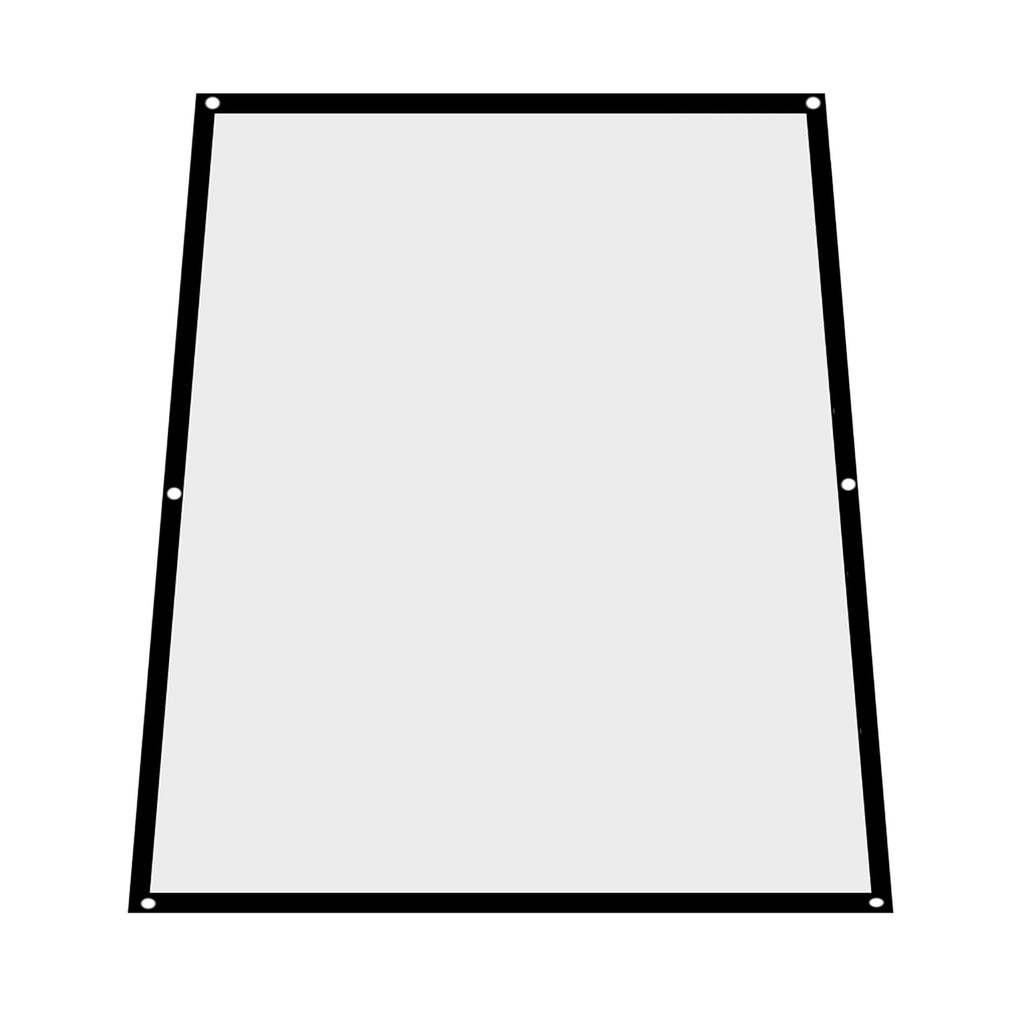 Écran de projection du rideau de projecteur blanc de NON pliable portatif 1pc 4:3 (100pouces)