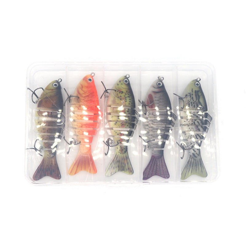 Luya Bait Knotty poisson réservoir de sang Crochet Bionic Bait