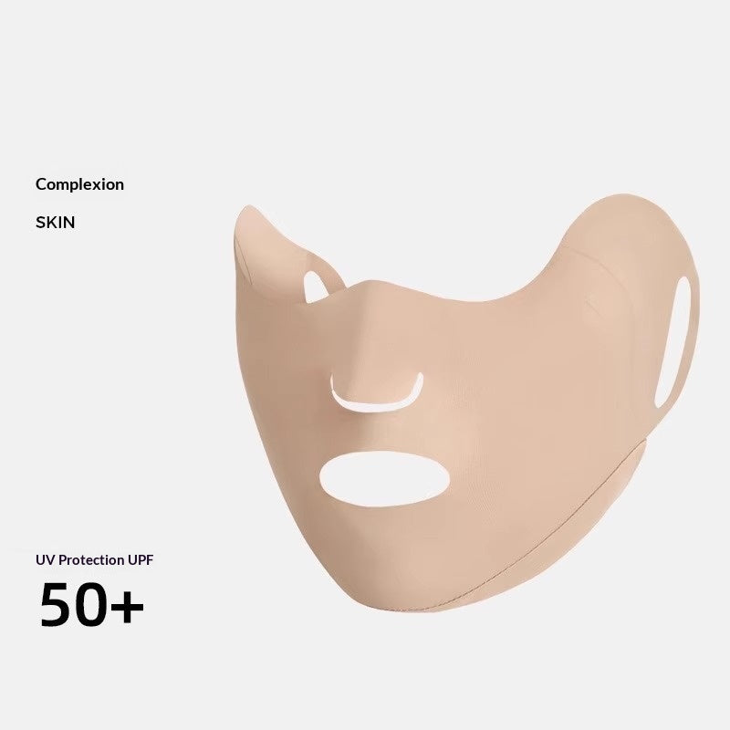 Masque de protection du soleil pour les femmes Masque de soie respirant pour l'été