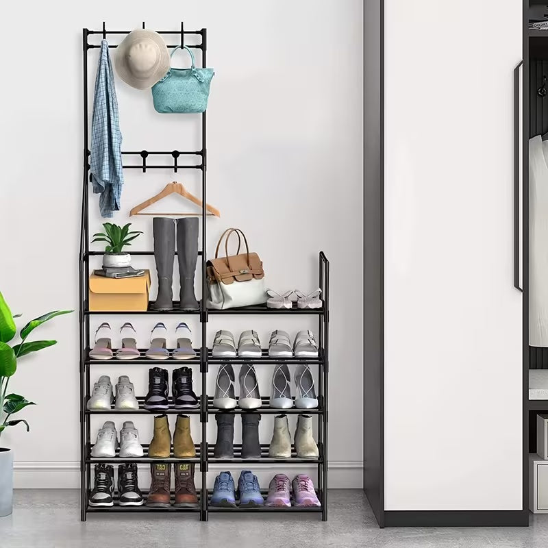 Combo tout-en-un, porte-chaussures en double rive robuste