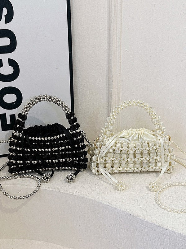 Sac perle pour sac à main Pearl de grande capacité Entièrement fait à la main