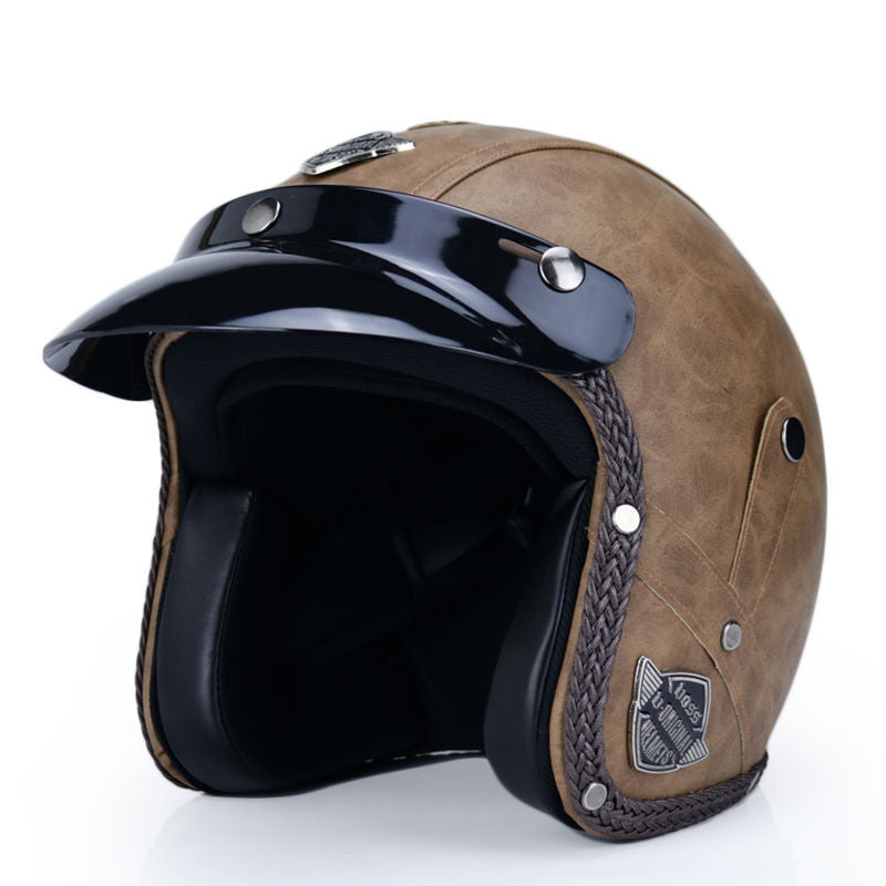 Retro Moto Casque Homme Moto