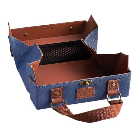 Sac de maquillage portable magnétique PU pour le stockage et le transport