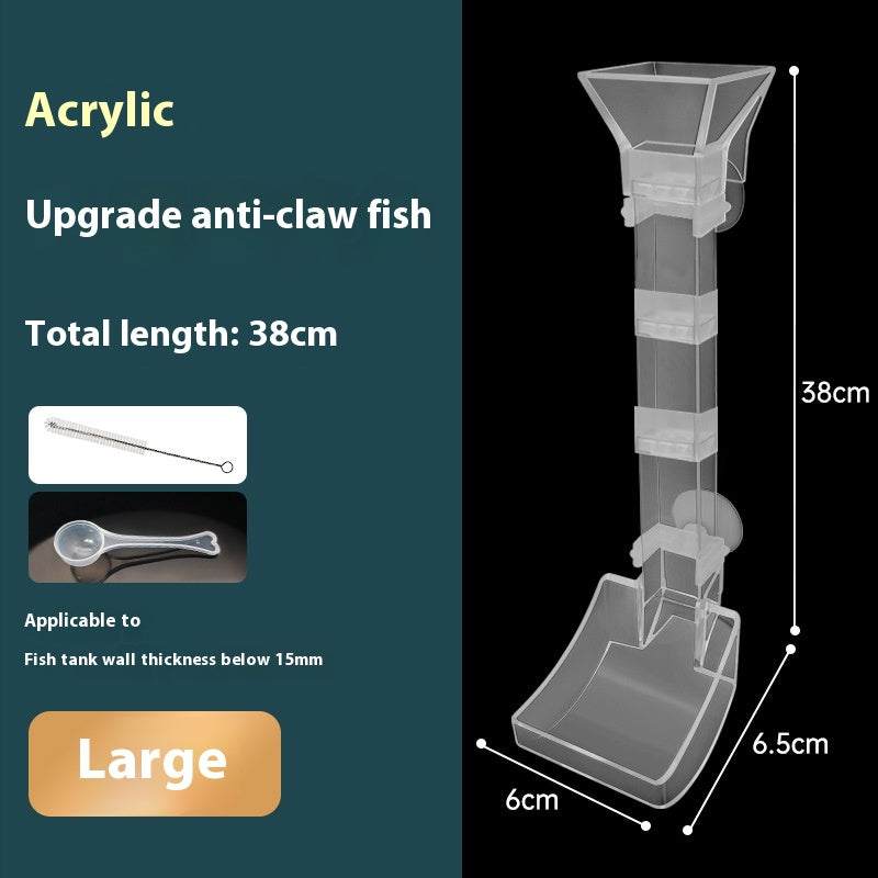 Réservoir de poisson Précises d'alimentation