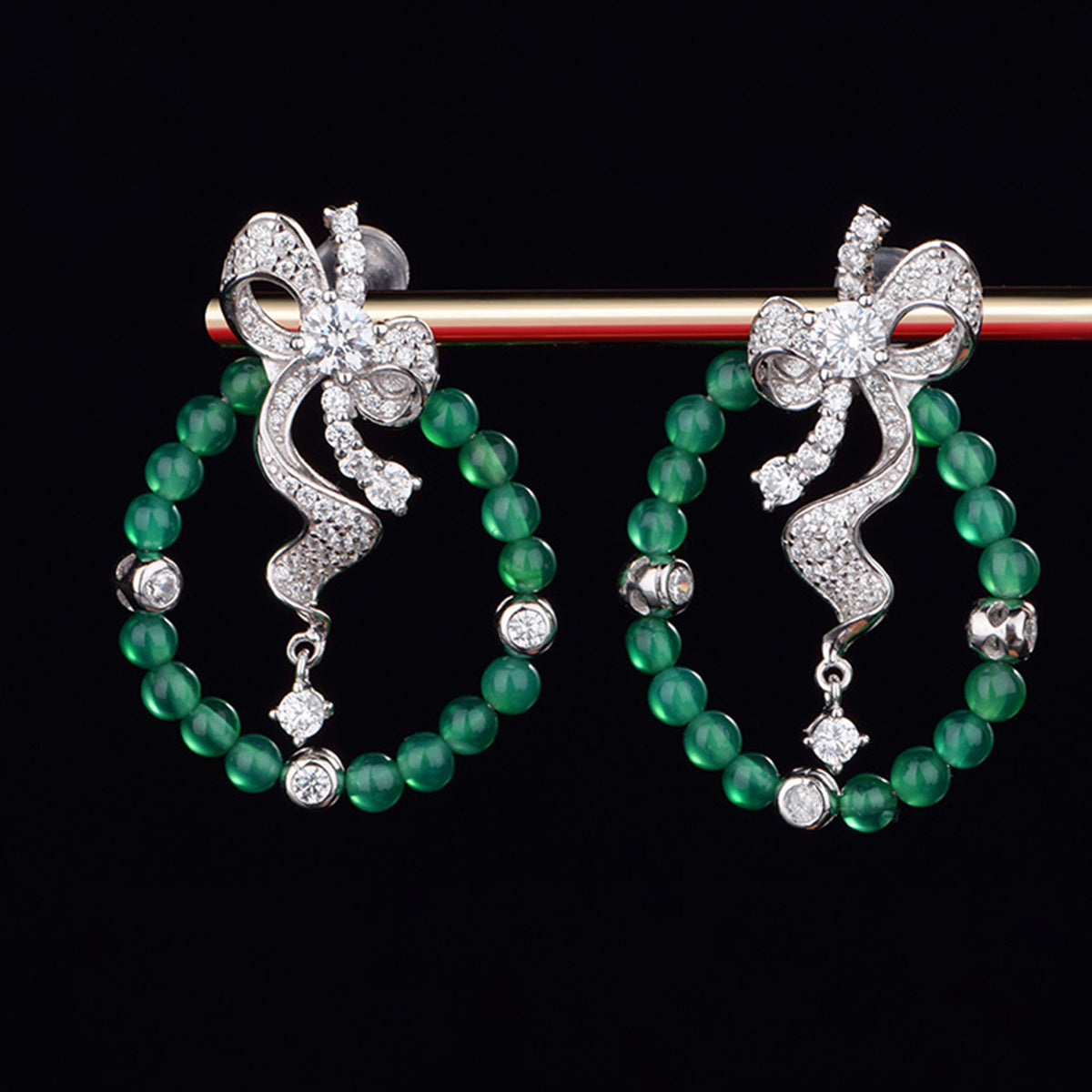S925 Boucles d'oreilles en acier inoxydable