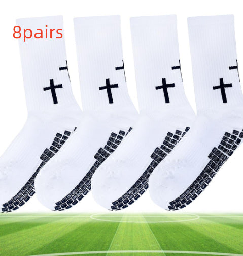 Chaussettes de football classique haute couleur solide