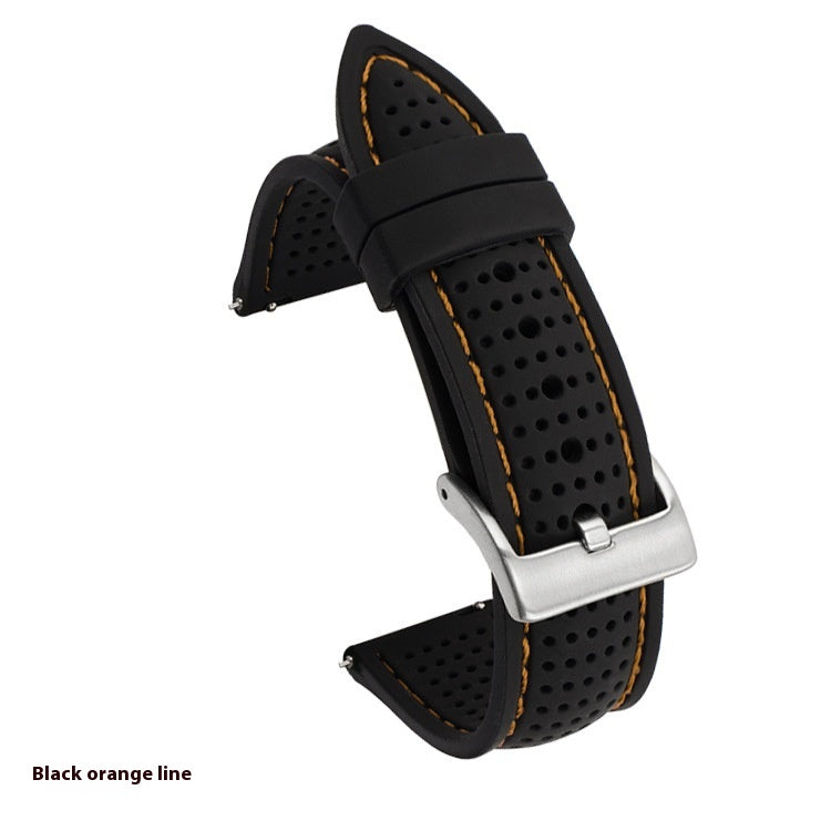 Convient pour la bande de montres avec la sangle de silicone de ligne