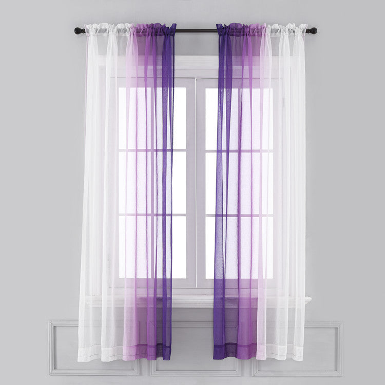 Gauche et droite Gradient Couleur Rideau de fenêtre produit fini