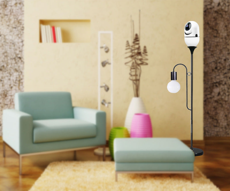Ampoule Shaking Head Machine Yilot APP Caméra sans fil WIFI Surveillance de sécurité à la maison