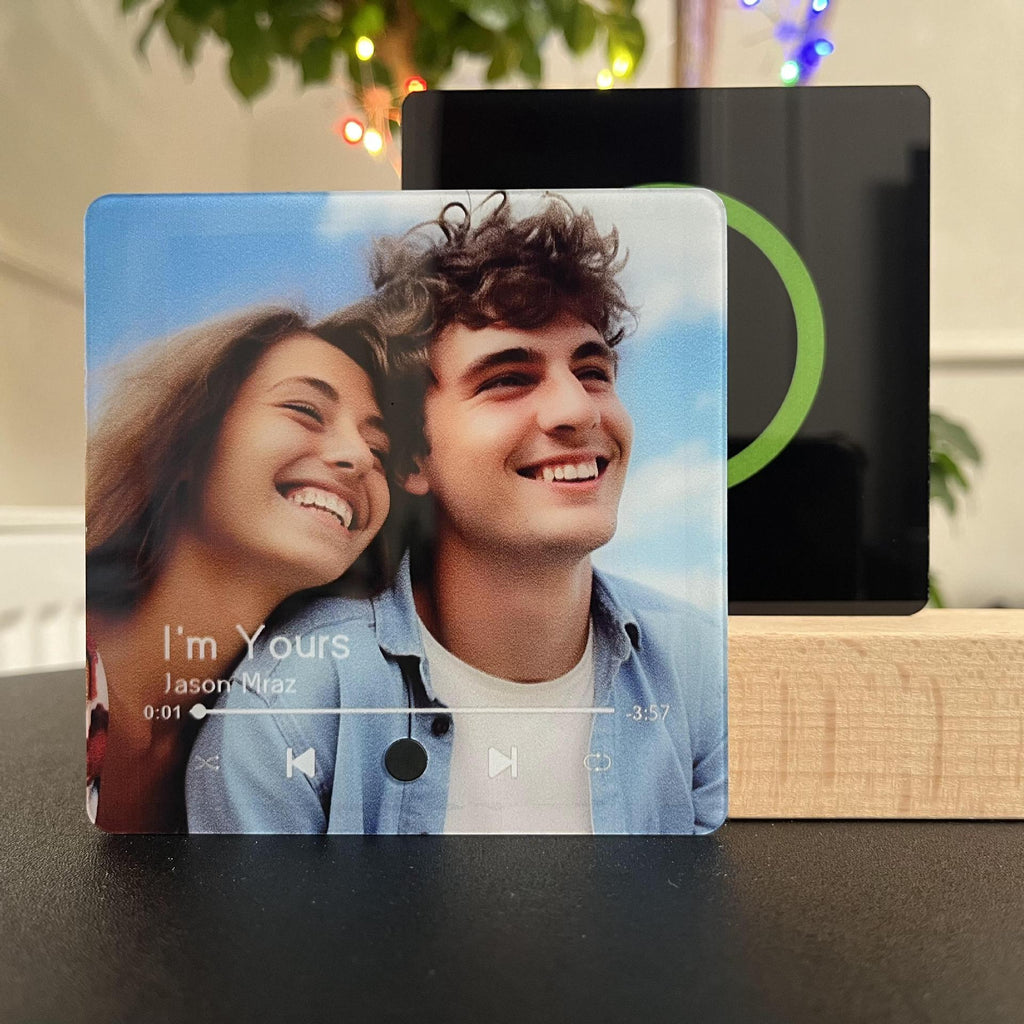 Magnet de réfrigérateur musical personnalisé avec cadeau Bluetooth