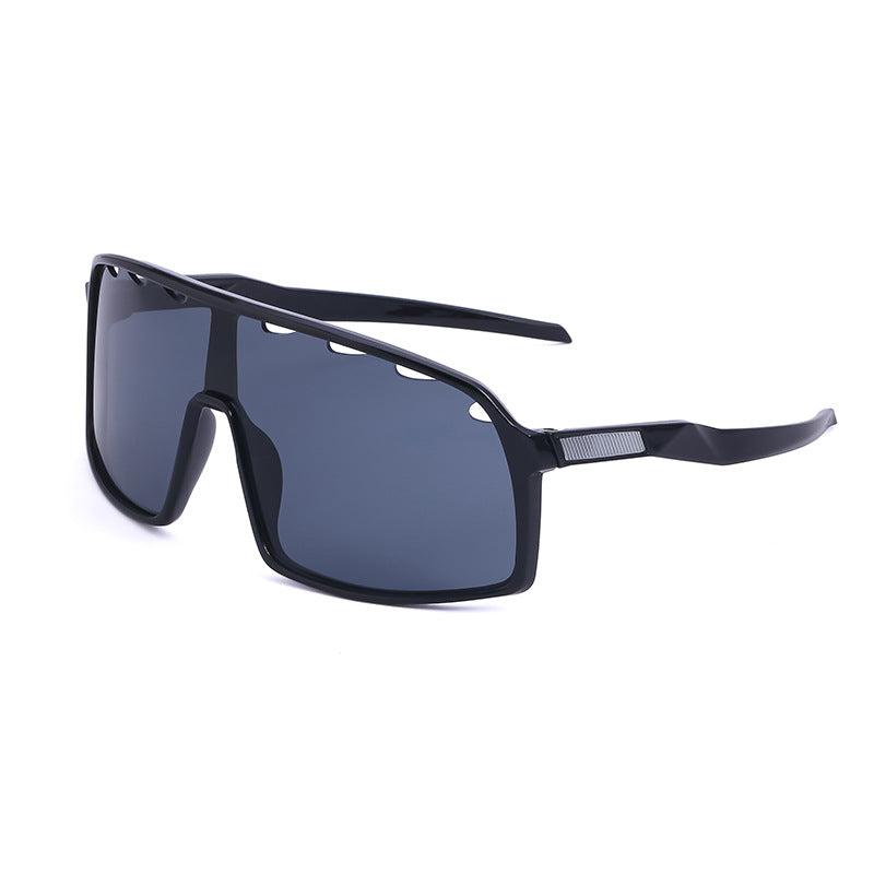 Cycling Windproof Bicycle Sunglasses Colored European And American Monopoint Women's Sunglasses