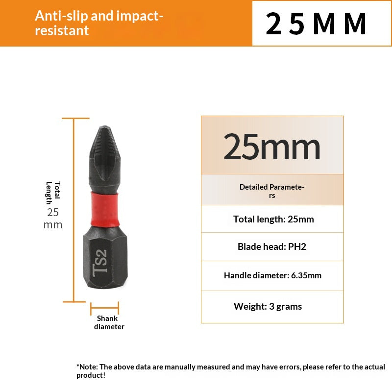 Phosphate noir fort magnétique antidérapant résistant aux chocs Philips tournevis