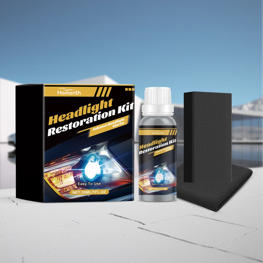 HOMONTH Automotive Headlight Lens Care Kit
